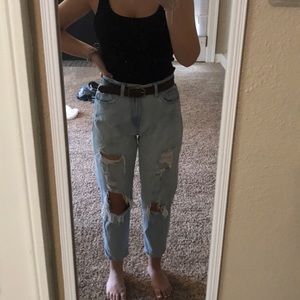 High Rise Mom Jeans (Size 6)